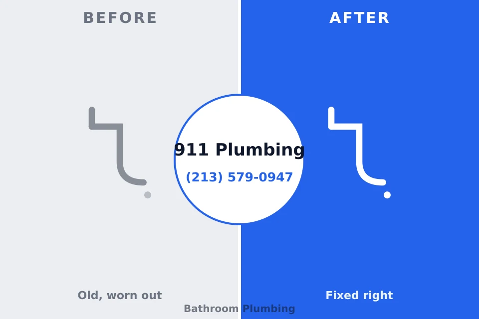 Before and after: plumbing company Erin, TN